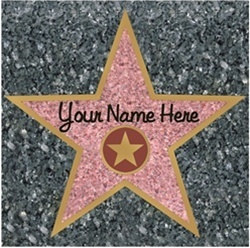 Star Peel N Place Decal - If you are hosting any kind of movie star theme or awards theme party, prom theme, or event you need to pick up some of these.
