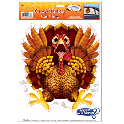 Crazy Turkey Cling