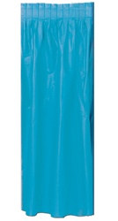 Turquoise Plastic Table Skirting