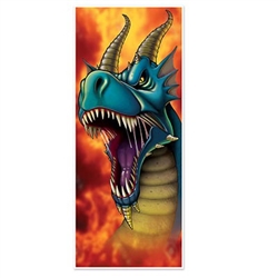 Your guests won't be 'Dragon" thier feet to get in when they see this Dragon Door Cover!