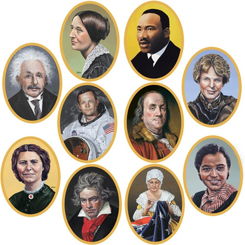 Historical faces and places for your classroom help make history come alive for your students.