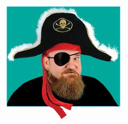Pirate Captains Hat Adult