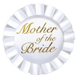 Mother of the Bride Satin Button