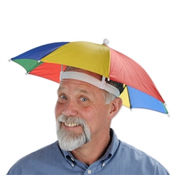 This Umbrella Hat is a funny, innovative way to shield yourself from bad weather. Wear this hat outdoors to sporting events, while taking a walk, mowing the lawn, or anything else! 