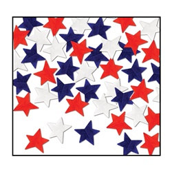 Patriotic Tissue Star Confetti