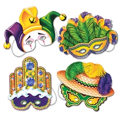Mardi Gras Masks (Assorted designs - Sold Individually)