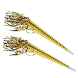 Tasseled Trumpets (gold) - 1 horn per pkg