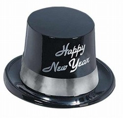 Silver Legacy New Year Plastic Topper Hat