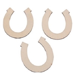 DIY Unfinished Wood Horseshoes are shoe-in for loads of fun!