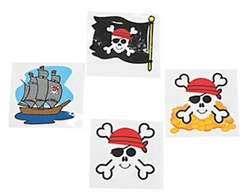 Pirate Tattoos (36/pkg)