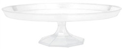 Small Clear Dessert Stand, 9.75"