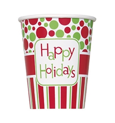 Happy Holidays Cups