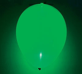 Glow Green Latex Balloon
