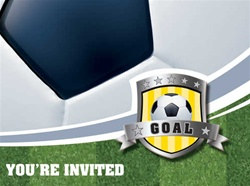 Soccer Party Invitations (8/pkg)