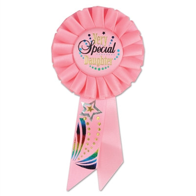 Very Special Daughter Rosette Ribbon