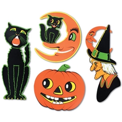 Retro Vintage Halloween Cutouts - from Halloween legend Beistle Company!