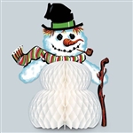 Vintage Christmas Snowman Centerpiece