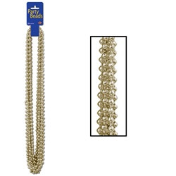Gold Party Beads (12/pkg)