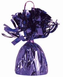 Purple Metallic Wrapped Balloon Weight