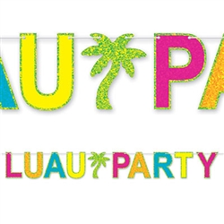 Luau Party Streamer - detail