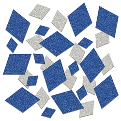 Blue and silver sparkle confetti for your Oktoberfest celebration - a great way to add fun, color and sparkle to your table setting, bar, centerpieces and more!  Great for scrapbooks and memory books as well!  Sold in 0.5 ounce packages.
