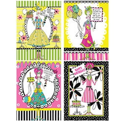 Dolly Mama's Adult Celebration Posters - 4 per package