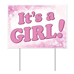All Weather It's A Girl! Yard Sign