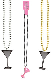Beads with Martini Glass (Choose Color)
