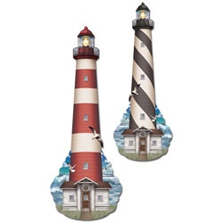 Buying our Lighthouse Cutout is sure to brighten your nautical themed party!