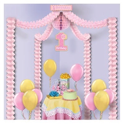 1st Birthday Party Canopy-Pink