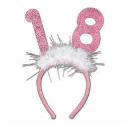 18th Glittered Boppers with Marabou