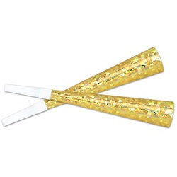 Gold Prismatic Horn (sold 100 per box)