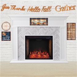 This 3 in 1 streamer set will add a warm glow to your Thanksgiving celebration.