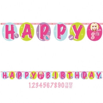 Barbie Birthday Banner from PartyCheap