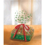Holly Large Treat Trays with Cello Bags - makes a beautiful presentation for your baked gifts