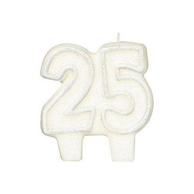 25th Anniversary Candle