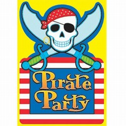 Pirate Invitations (8/pkg)
