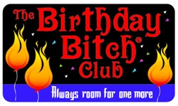 The Birthday Bitch Club Plastic Pocket Card (1/Pkg)