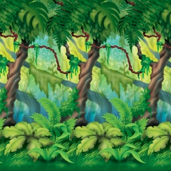 Jungle Trees Backdrop