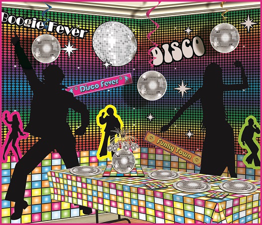 70s Disco Party Scene Decorations