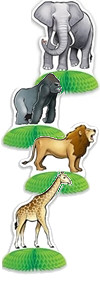 Jungle Safari Animal Mini Centerpieces - it's like a safari on your table top!