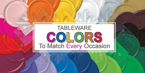 Solid color Tableware