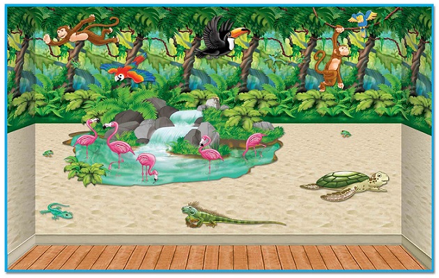 Tropical Island Backdrops, Backgrounds & Props