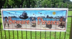 Beware of Pirates Banner