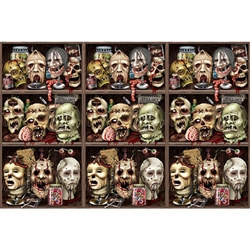 Scary Heads Backdrop