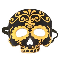 Day of the Dead Half Mask
