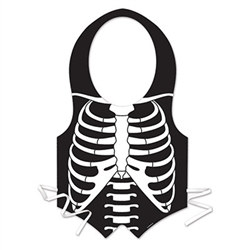 plastic skeleton rib cage vest