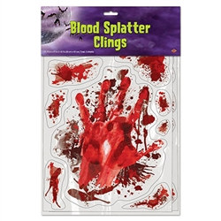 blood splatter clings