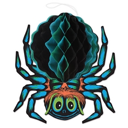 Vintage Halloween Tissue Spider - Vintage Halloween Tissue Spider - There's nothing scary about this fun Vintage Halloween Tissue Spider, recreated from the original 1975 design.  This friendly creepy crawler measures 12