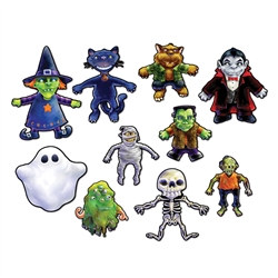 Halloween Cutouts (10 Cutouts Per Package) - PartyCheap